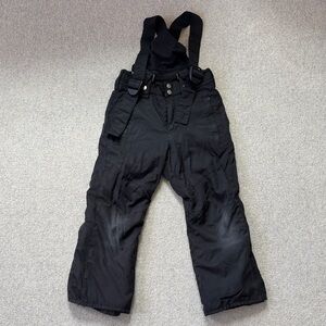 Bogner Black Insulated Ski Pants with Suspenders
